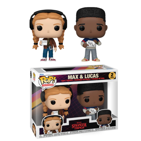 STRANGER THINGS S4 - POP TV - 2 Pack Max & Lucas 
