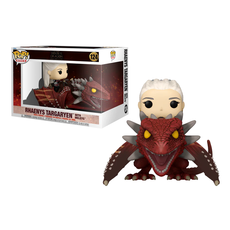 HOUSE OF THE DRAGON - POP Ride DLX N° 124 - Rhaenys avec Meleys 