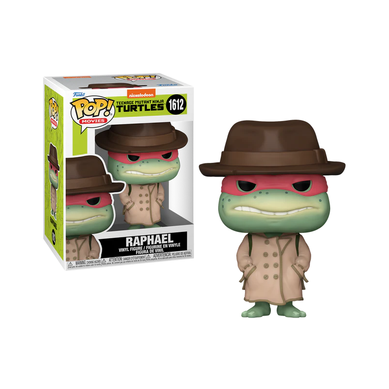 LES TORTUES NINJAS - POP Movie N° 1612 - Raphael avec veste & Chapeau 