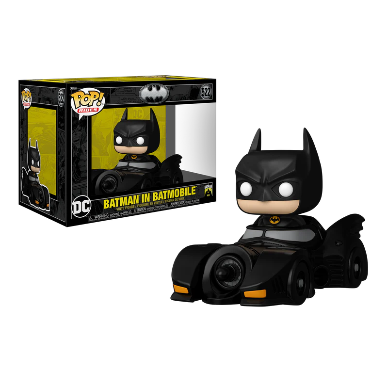 BATMAN 85TH - POP Ride DLX N° 522 - Batman avec Batmobile 