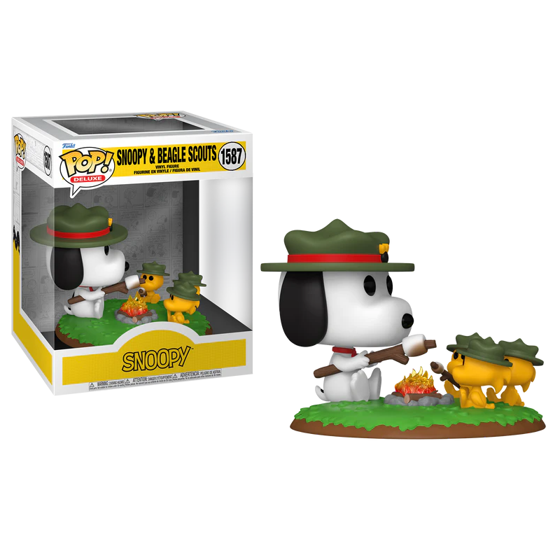 PEANUTS - POP Deluxe N° 1587 - Snoopy et Beagle Scouts 