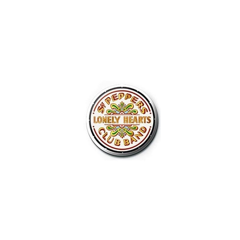 THE BEATLES - SGT Pepper Logo - Button Badge 25mm 