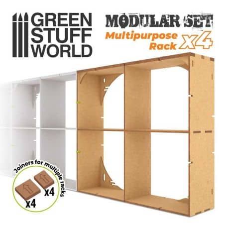 Support multifonctionnel en MDF x4