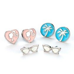 BARBIE - Set de 3 Paires de Boucles d'Oreilles 2