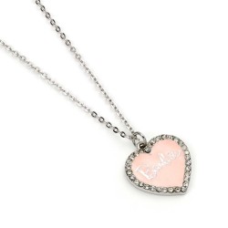 BARBIE - Collier Chaine - Coeur Rose 2