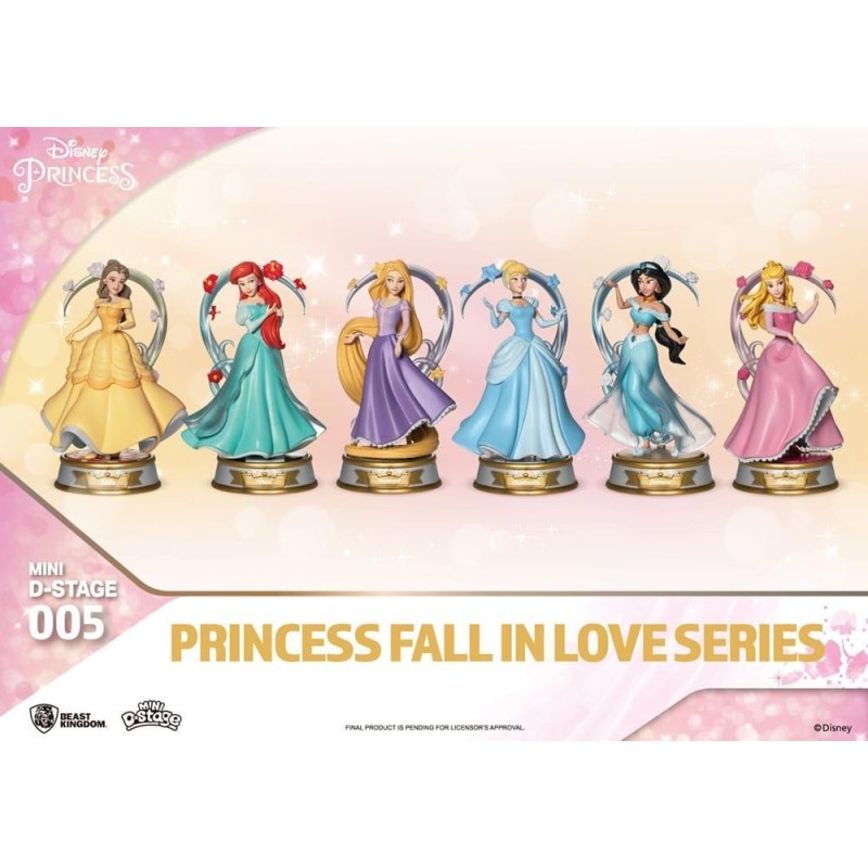 DISNEY - Princess Fall In Love - Fig. Mini Diorama 12cm assortiment x6 