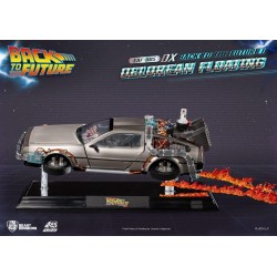 RETOUR VERS LE FUTUR - DeLorean II Flottant "Deluxe" - Statuette 20cm 2