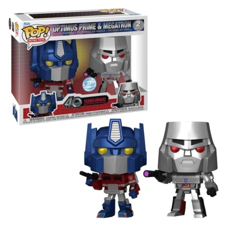 TRANSFORMERS G1 - POP Retro Toys - 2 Pack Optimus Prime/Megatron 