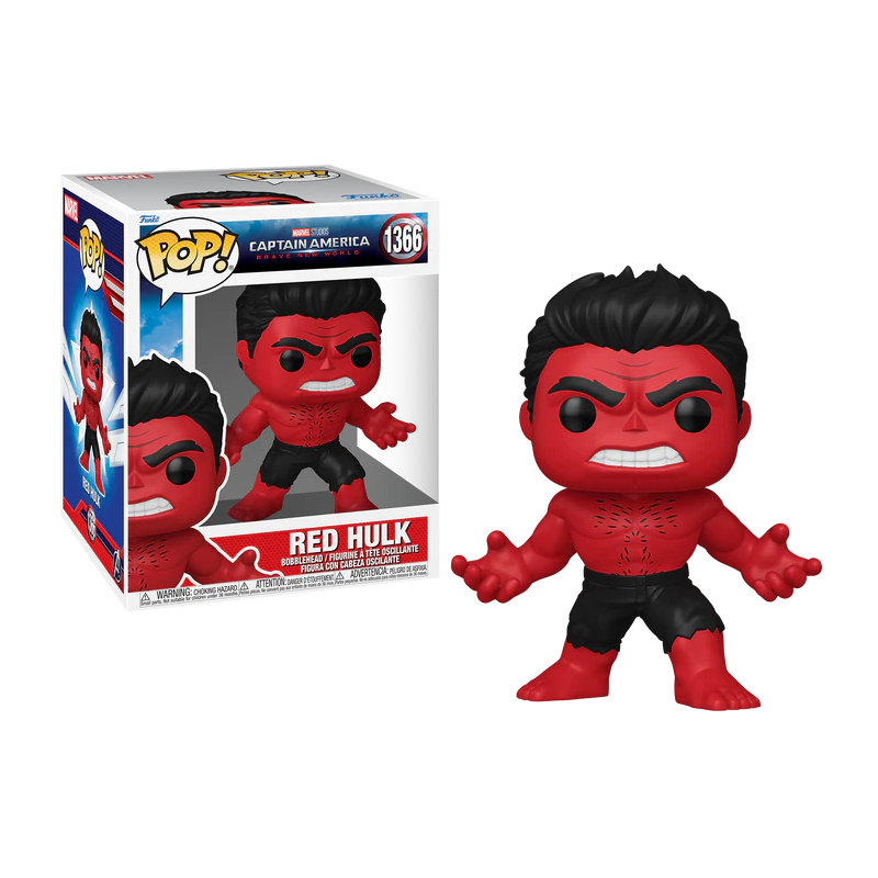 CAPTAIN AMERICA BRAVE NEW WORLD - POP Super 6'' N° 1366 - Red Hulk 