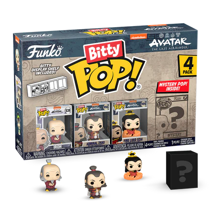 AVATAR LE DERNIER MAITRE DE L'AIR - Bitty Pop 4 Pack 2.5cm - Iroh 