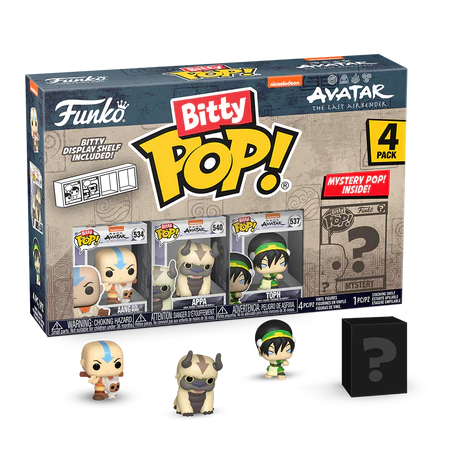 AVATAR THE LAST AIRBENDER - Bitty Pop 4 Pack 2.5cm - Aang 