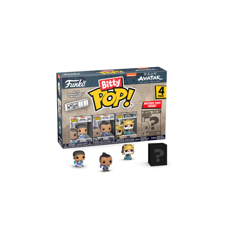 AVATAR LE DERNIER MAITRE DE L'AIR - Bitty Pop 4 Pack 2.5cm - Katara 