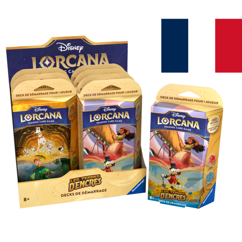 DISNEY - Lorcana - Trading Cards Boite de 8 Starters Chapitre 3 - FR 
