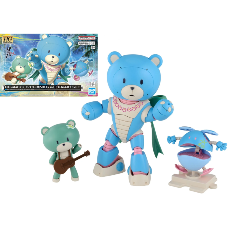 GUNDAM - HG 1/144 Beargguy Ohana & Aloharo Set - Model Kit 