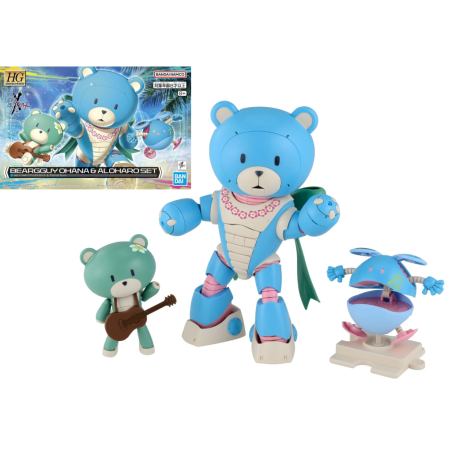 GUNDAM - HG 1/144 Beargguy Ohana & Aloharo Set - Model Kit 