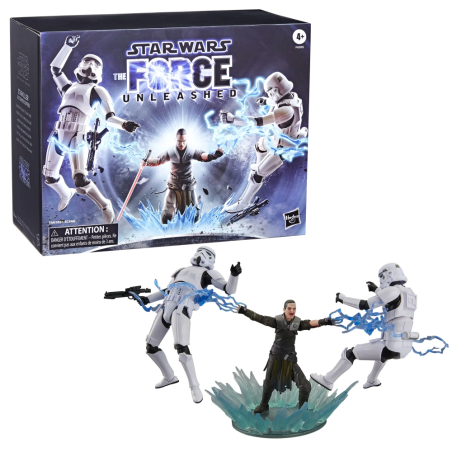 STAR WARS - Starkiller & Stormtroopers - Figurine Black Series 15cm 