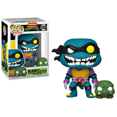 TORTUES NINJAS - POP & Buddy N° 1558 - Slash & Pre-mutated Slash 