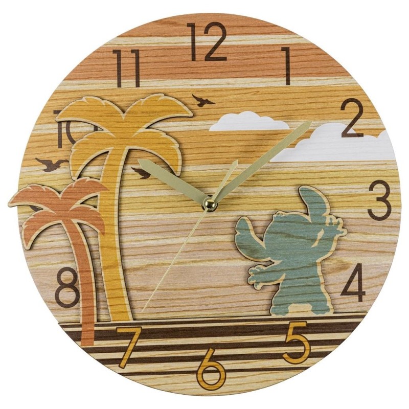 STITCH - Sunset - Horloge Murale Métal 