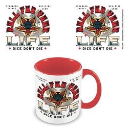STRANGER THINGS 4 - Roll For Your Life - Mug intérieur coloré 315ml 2