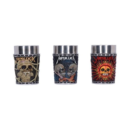 METALLICA - Pushead Art - Set de 3 verres à shots 8.5cm 