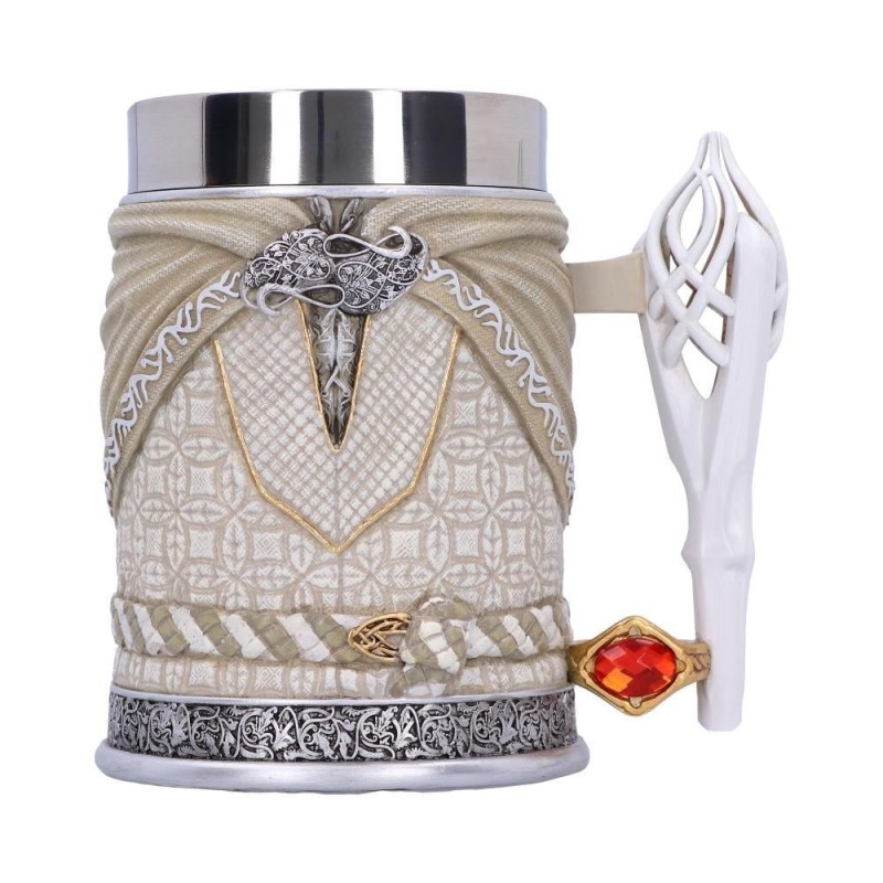 LE SEIGNEUR DES ANNEAUX - Gandalf Le Blanc - Chope 15cm 