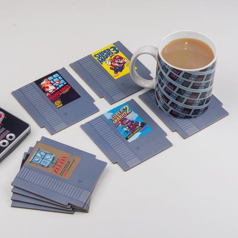 NINTENDO - NES - Cartouche - Lot de 8 Sous-Verres 