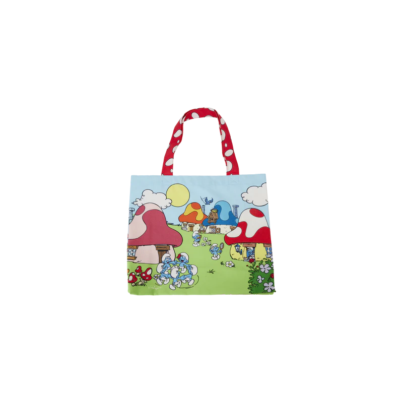 LES SCHTROUMPFS - Vie de Village - Canvas Tote Bag LoungeFly 