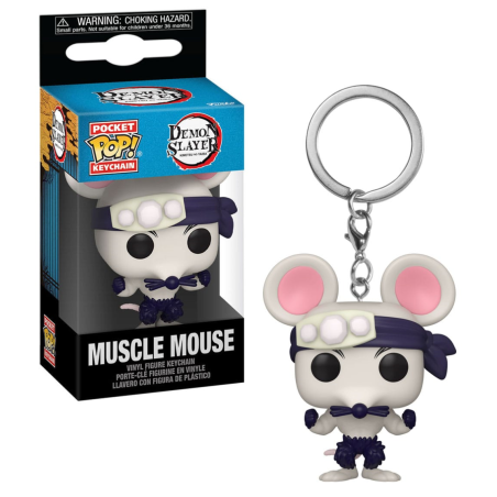 DEMON SLAYER - Pocket Pop Keychains - Muscle Mouse 