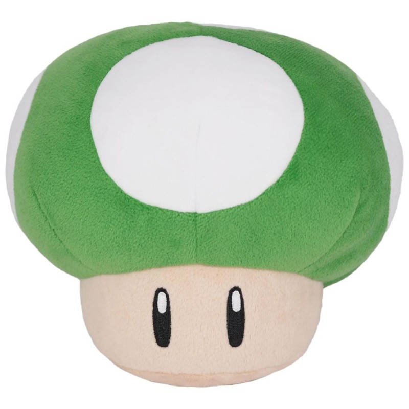 SUPER MARIO - Champignon 1UP - Peluche 16cm 