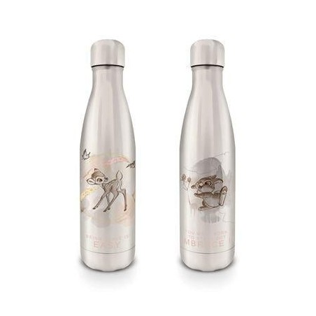 DISNEY - Bambi "Etre Brave" - Bouteille en métal 