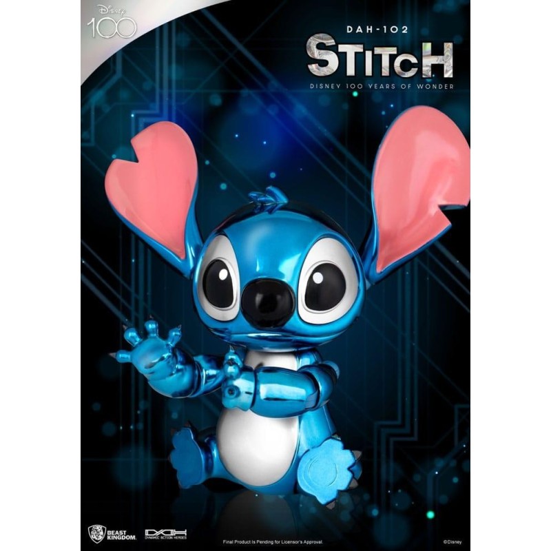 DISNEY 100 YEARS OF WONDER - Stitch - Fig. Dynamic Action Heroes 16cm 