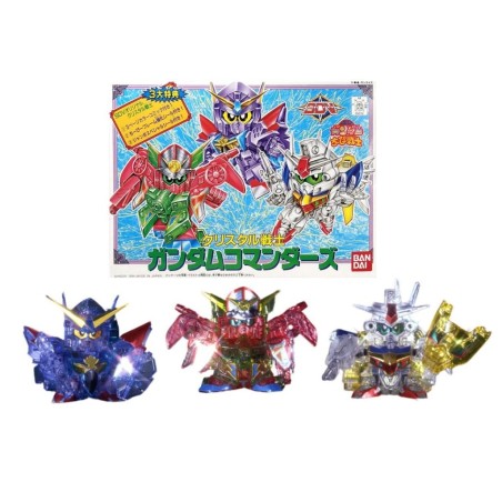 GUNDAM - Crystal 3 Commanders - Model Kit 