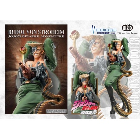 JOJO PART 2 - Rudol Von Stroheim - Statuette Legend 18cm 