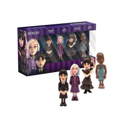 MERCREDI - Mercredi, Mercredi en robe, Enid, Bianca - 4 Fig. Minix 7cm 2