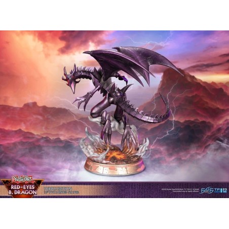 YU-GI-OH! - Dragon mauve aux yeux rouges - Statuette 33cm 
