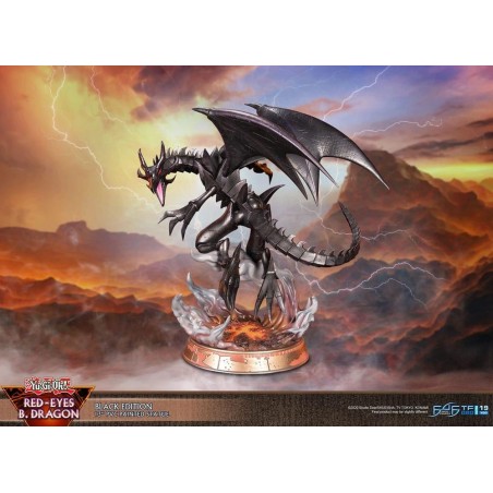 YU-GI-OH! - Dragon noir aux yeux rouges - Statuette 33cm 