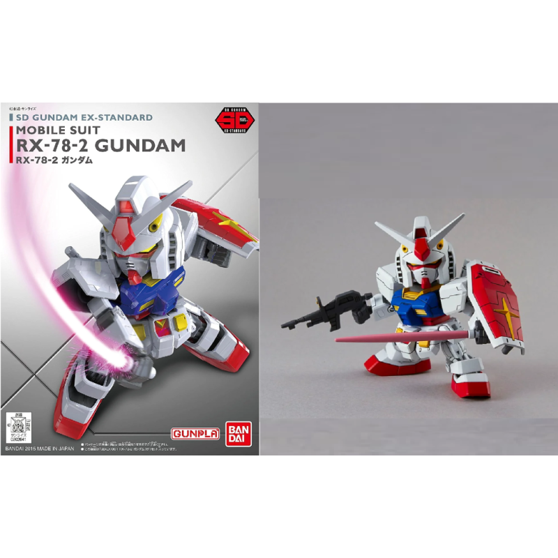 GUNDAM - SD Gundam Ex-Standard RX-78-2 Gundam - Model Kit 
