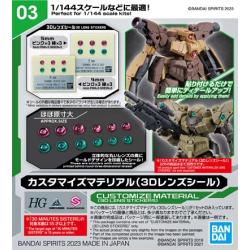 30MM - Customize Material (3D Lens Stickers) - Model Kit 2