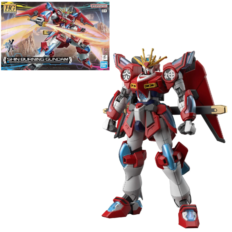 GUNDAM - HG 1/144 Shin Burning Gundam - Model Kit 