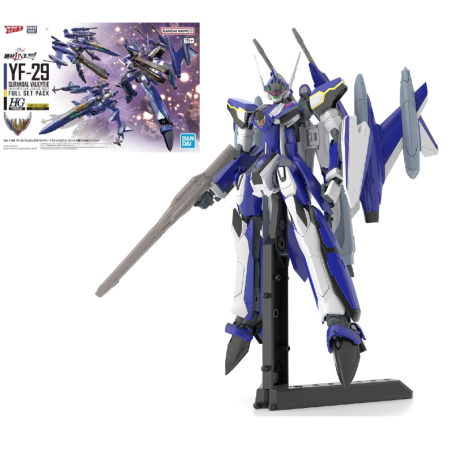 MACROSS - HG 1/100 YF-29 Durandal Valkyrie Full Set - Model Kit 