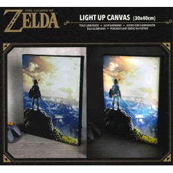 LEGEND OF ZELDA - Into The Wilds - Canvas Lumineux 40X30 Cm 2