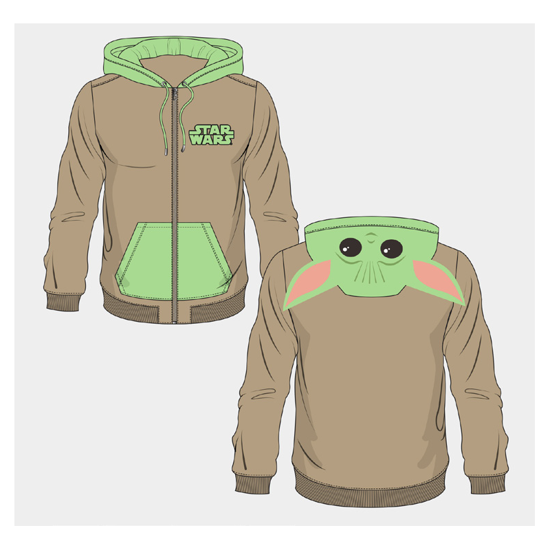 GROGU - Pull à Capuche Novelty (M) 