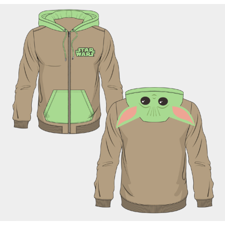 GROGU - Pull à Capuche Novelty (M) 