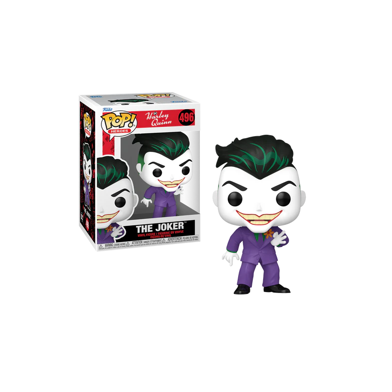 HARLEY QUINN ANIMATED SERIES - POP Heroes N° 496 - Le Joker 