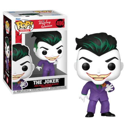 HARLEY QUINN ANIMATED SERIES - POP Heroes N° 496 - Le Joker 
