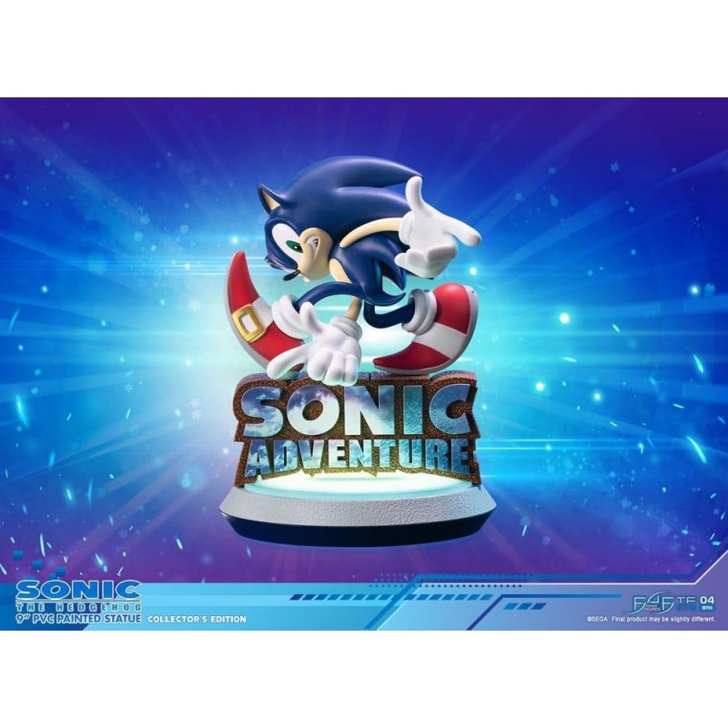 SONIC ADVENTURE - Sonic L'Hérisson - Statuette Collector Edition 23cm 
