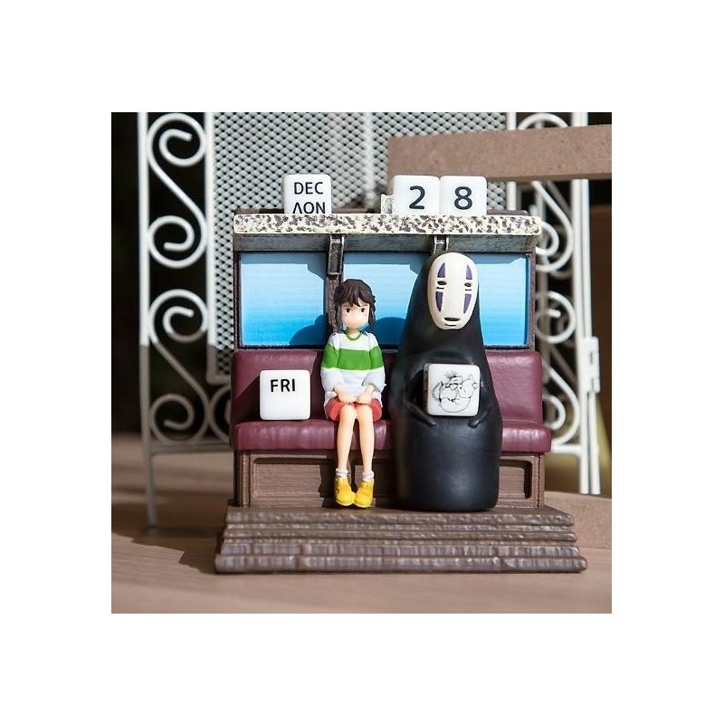 LE VOYAGE DE CHIHIRO - Train Unabara - Diorama & Calendrier 11cm 