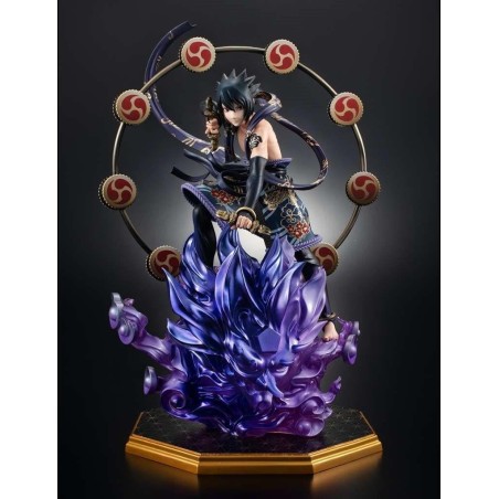 NARUTO SHIPPUDEN - Sasuke "Dieu du Tonnerre" - Statuette G.E.M. 28cm 