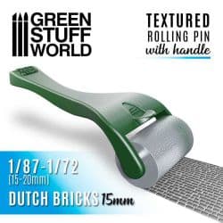 Rouleau texturé avec poignée - BRIQUES hollandaise 15mm