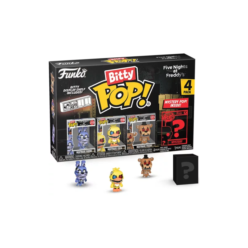 FIVE NIGHTS AT FREDDY'S - Bitty Pop 4 Pack 2.5cm - Nightmare Bonnie 